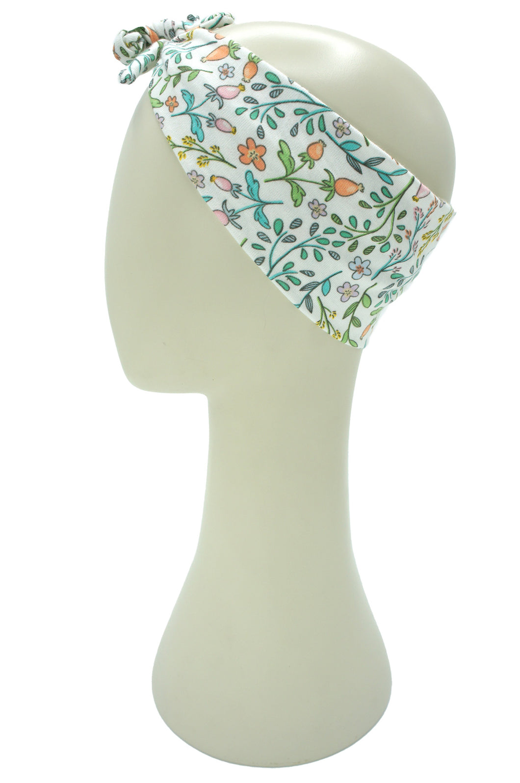 willow short stretch tie headband/headscarf